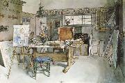 One Half of the Studio Carl Larsson